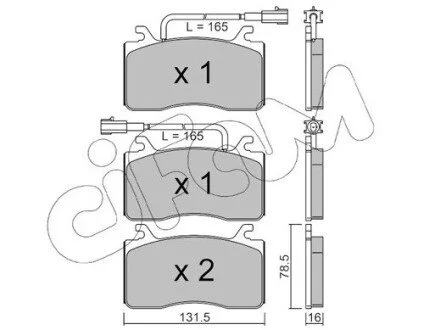 Автозапчастина CIFAM 82211000