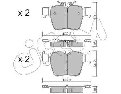 Фото автозапчасть CIFAM 82211350 Автозапчасть CIFAM 82211350