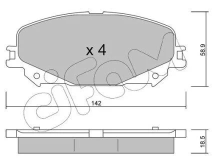 Автозапчасть CIFAM 82211760
