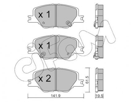 Автозапчастина CIFAM 82211770