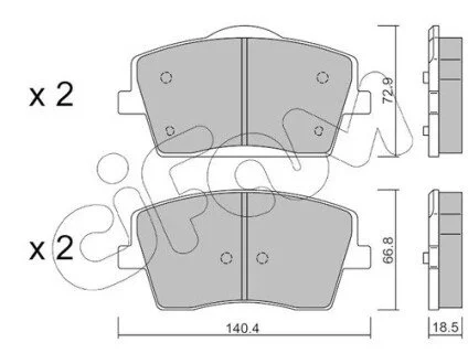 Автозапчастина CIFAM 82211860