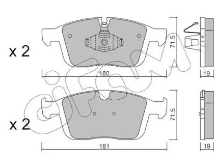Автозапчасть CIFAM 82211880