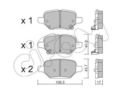 Фото автозапчастина CIFAM 82212130 Автозапчастина CIFAM 82212130