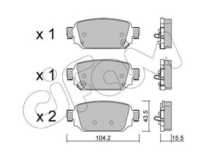 Автозапчастина CIFAM 82212380