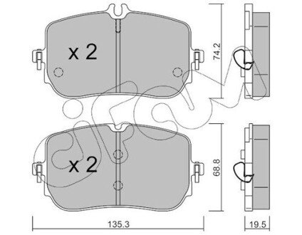 Автозапчасть CIFAM 82212680