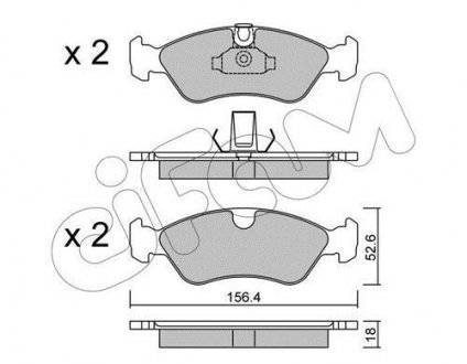 Автозапчасть CIFAM 8222080