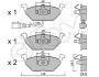 VW Колодки тормозные передн.Golf V,VI,Skoda Yeti,Seat CIFAM 822-211-2 (фото 1)