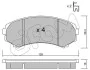 CIFAM MITSUBISHI Тормозные колодки передн.Pajero,Grandis 822-399-0