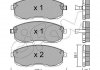 CIFAM NISSAN Тормозные колодки передн.Tiida 04-,Juke 14-,Maxima QX 822-404-0