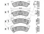 CIFAM  JEEP Тормозные колодки задние Grand Cherokee 822-527-0