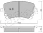 Фото 1 - тормозные колодки задн. AUDI A4/A6/A8 04- VW T5 CIFAM 822-554-2 Тормозные колодки задн. AUDI A4/A6/A8 04- VW T5 CIFAM 822-554-2 (фото 1)