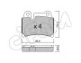 Гальмівні колодки зад. VW Touareg 02-10 (brembo) 822-660-0