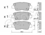 KIA Тормозные колодки задн.Carens,Ceed,Soul,Hyundai i10,20,30,40,Tucson CIFAM 822-886-0 (фото 1)