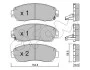 CIFAM HONDA Тормозн.колодки передн.CR-V 07- 822-903-0