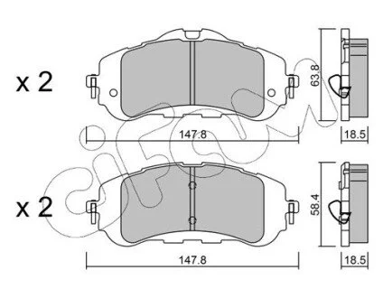 Фото тормозные кол. PEUGEOT 308 14- CIFAM 822-983-0 Тормозные кол. PEUGEOT 308 14- CIFAM 822-983-0
