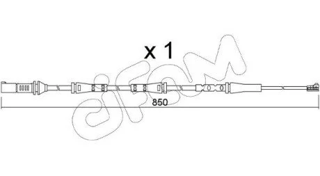 Датчик зносу гальмівних колодок (передніх) BMW X5 (G05/F95)/X7 (G07) 18- CIFAM SU374