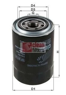 Фильтр масла Colt/Galant/Lancer IV/Pajero 1.8/2.0/2.5TD 86- CLEAN FILTERS DF827/A