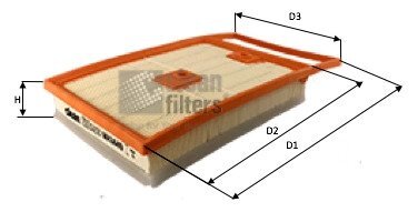 Автозапчасть CLEAN FILTERS MA3449