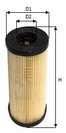 Filtr oleju MB NISSAN RENAULT OE 666/4 CLASS A B CLA NV250 QASHQAI II KANGOO CLEAN FILTERS ML4589