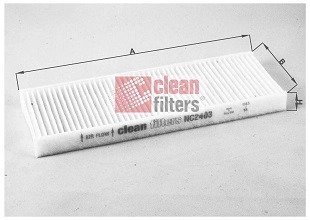 Фільтр повітря салону CI/PE K13392X C-ELYSEE 301 12- CLEAN FILTERS NC2403