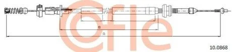 Трос газа GOLF 98-06 (1755/1470) COFLE 10.0868