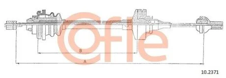 Трос зчеплення COFLE 102371