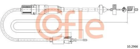 Трос зчеплення COFLE 102966