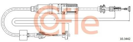 Трос зчеплення COFLE 103442