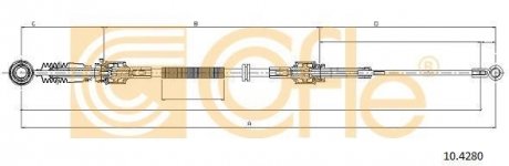 Автозапчастина COFLE 104280