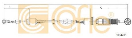 Автозапчастина COFLE 104281