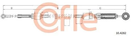 Автозапчасть COFLE 104282