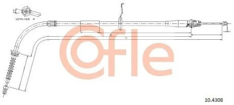 Фото 1 - автозапчастина COFLE 104308 Автозапчастина COFLE 104308 (фото 1)