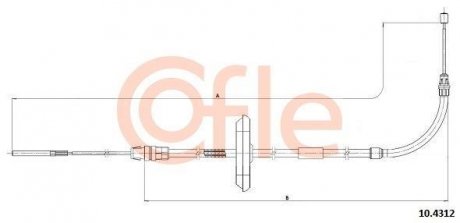 Автозапчасть COFLE 104312