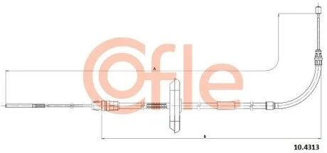 Автозапчасть COFLE 104313