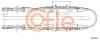 Трос ручного тормоза Opel Kadett E 1.6-1.8 10.591