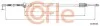 Трос ручного тормоза зад. П RENAULT TWINGO II 2007- 1355/1043 10.6544
