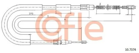 Автозапчасть COFLE 107374