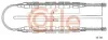 Трос ручного тормоза зад. VW Passat 80-88 2565/2x1045 10.741