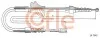 Трос ручного тормоза правый (диск) Audi 80 89-91 10.7542