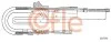 Трос ручних гальм правий (барабанний) Audi 80 1.6-1.9 86-91 10.754