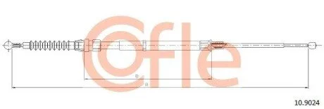 Автозапчасть COFLE 109024