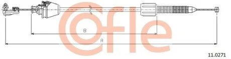 Тросик газу COFLE 110271