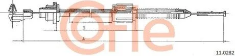 Тросик газу COFLE 110282