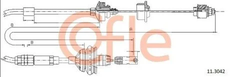 Трос зчеплення COFLE 113042