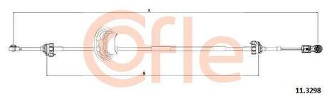 Трос КПП Citroen C4, Peugeot 307, 307 SW 1.4-2.0D 08.00-07.11 COFLE 11.3298