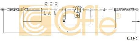 Трос ручного тормоза COFLE 115342