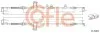 Трос ручного тормоза зад. Ford Fiesta 2009- 1360/1195+ 1325/1165 11.5463