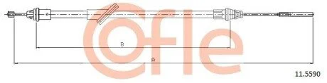 Трос ручного гальма COFLE 115590