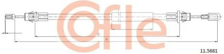 Трос ручного гальма COFLE 115681 (фото 1)