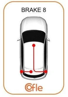 Трос ручного гальма COFLE 115941 (фото 1)